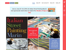 Tablet Screenshot of italianstreetpaintingmarin.org